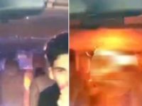 Gaz alırken çakmağı çaktı: 2 kişi alevler içinde kaldı!