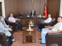 BAŞKAN ŞAHİN'DEN ADLİ AÇILIŞ ZİYARETLERİ