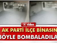 AK Parti ilçe binasına böyle saldırdılar