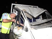 Canik'de trafik kazası 2 yaralı