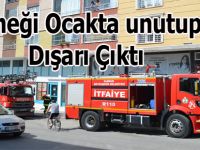 Yemeği Ocakta Unuttu, İtfaiye Alarma Geçti