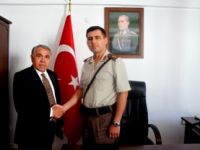 KAYMAKAM HALİS ARSLAN’DAN ÜSTEĞMEN HAKAN ARIKAN’A ZİYARET