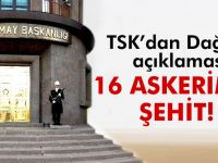 TSK ŞEHİT SAYISINI AÇIKLADI