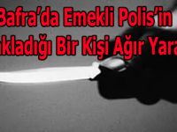 Bafra'da Bıçaklama '' 1 Yaralı''