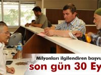 Gelir testi yapılması için son tarih 30 Eylül
