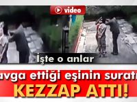 Eşinin yüzüne kezzap attı !
