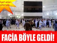 Mekke'de vinç hacı adaylarının üzerine böyle devrildi