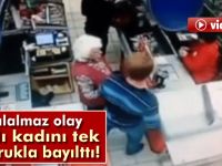 Yaşlı kadına beyin sarsıntısı geçirten yumruk