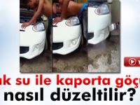 Sıcak su ile kaporta göçüğü nasıl düzeltilir?