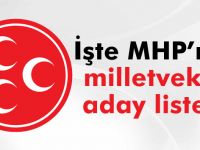 MHP Aday listesi açıklandı