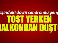 BALKONDA TOST YERKEN 4. KATTAN DÜŞTÜ