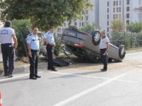 Otomobil Takla Attı: 1 Yaralı