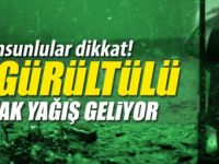 SAMSUN'A GÖK GÜRÜLTÜLÜ SAĞANAK YAĞIŞ GELİYOR