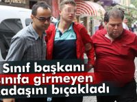 Liselilerin tartışması kanlı bitti