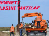 Kuş cennetinin tabelasını yaktılar