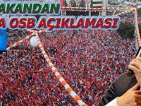 Başbakandan Bafra OSB açılaması