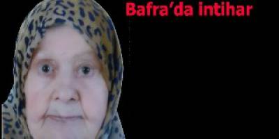 Bafra'da intihar