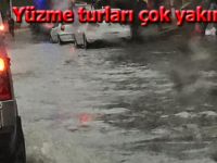 Bafra yağmura yine dayanamadı!