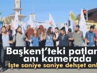 Ankara'da patlama anı
