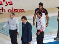 BAFRA'DA 'YARI OLİMPİK HAVUZ AÇILIŞI' YAPILDI
