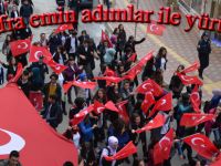 BAFRA CUMHURİYET İÇİN YÜRÜDÜ