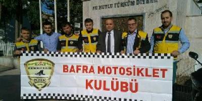 Bafra motosiklet kulübü kan bağışında bulundu