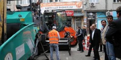 Bafra Belediyesi’nden Yol-kaldırım Çalışması