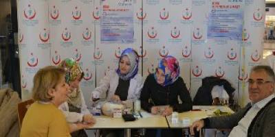 Çelik AVM`de diyabette farkındalık etkinliği