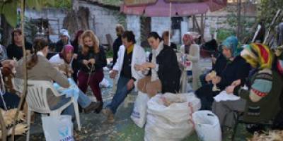 Halk eğitim zembil kursu açtı