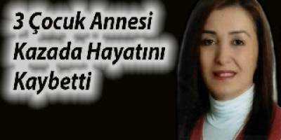 3 Çocuk annesi kazada hayatını kaybetti