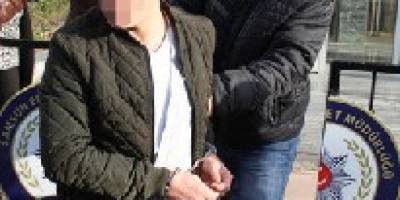 UYUŞTURUCU TİCARETİNDEN CEZA ALAN GENÇ TUTUKLANDI
