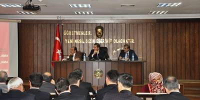 Milli Eğitim Müdürleri Alaçamda toplandı