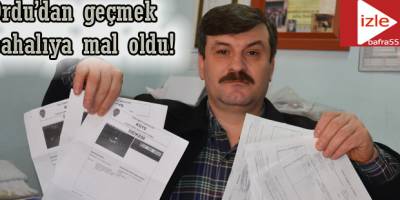 Yediği Trafik cezalarına isyan etti