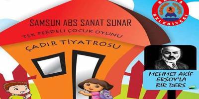 BAFRA BELEDİYESİ ÇOCUKLARI TİYATRO İLE BULUŞTURUYOR