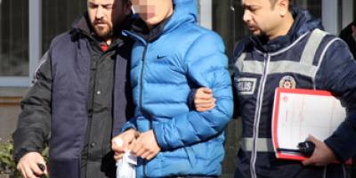 Çalıntı motosiklet ile yakalnadı