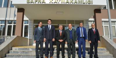 İLÇE KAYMAKAMLARINDAN BAFRA KAYMAKAMLIĞINA ZİYARETLERİ