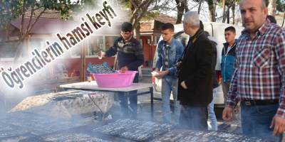 Alaçam'da Hamsi partisi