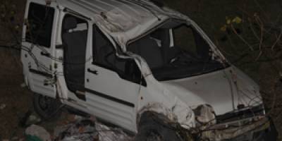 Uçuruma yuvarlanan sürücü vefat etti