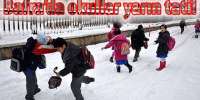 Bafra'da yarın okul var mı?