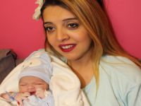 Samsun`da yılın ilk bebeği