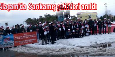 Alaçam'da Sarıkamış şehitleri anıldı