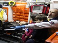 SAMSUN'DA ZİNCİRLEME TRAFİK KAZASI: 4 YARALI