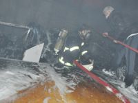 Tekstil fabrikasında yangın