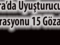 Bafra'da uyuşturucu baskını 15 gözaltı