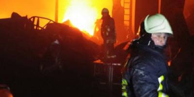 Soğuk hava deposunda yangın