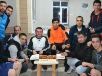 Alaçam,da Polislerle Öğrenciler Halı Sahada Karşılaştı