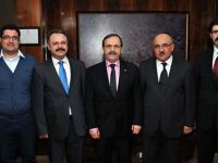 Türk Ocakları Samsun Şubesi Başkan Şahin’i ziyaret etti