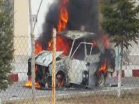 Otomobil küle döndü