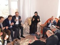 Şehidin ailesine taziye ziyareti