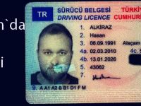 Alaçam`da ilk AB ehliyetini o aldı